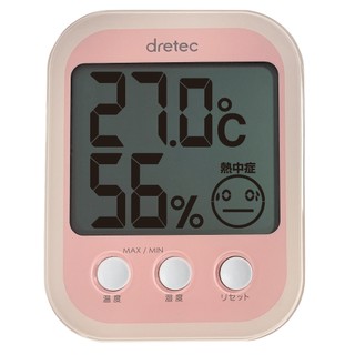 LIFE (徠福) O-251PK 日本DRETEC(多利可)溫濕度中暑警示計
