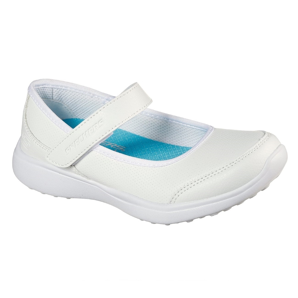 SKECHERS 童鞋 女童系列 MICROSTRIDES - 302606LWHT