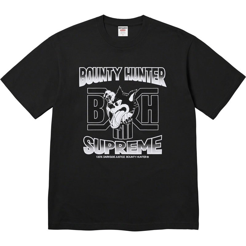 SUPREME x BOUNTY HUNTER FW23 WOLF TEE 短T (黑色) 化學原宿