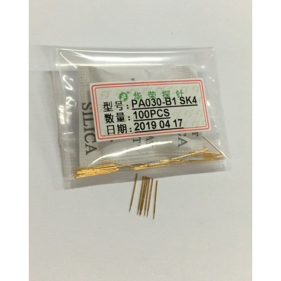 《台灣現貨》 華榮探針 PA030-B1 P030-B1 PCB光板针 測試針 0.3彈簧頂針 60#導電針 直上尖頭