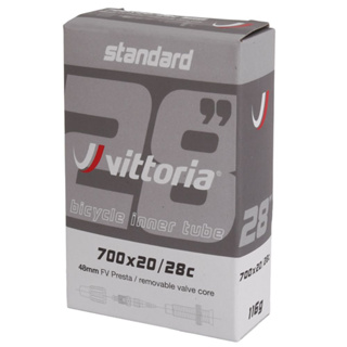 【精選特賣】VITTORIA Standard 700x20/28C 法嘴 48mm 60mm 公路車用 標準丁基內胎