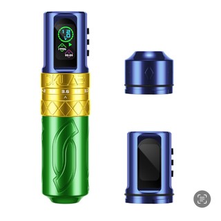 DH專業紋身設備供應商:DKLAB New machine-可調軸距無線筆.全配備(兩顆電池.可變有線接電源.不怕沒電)