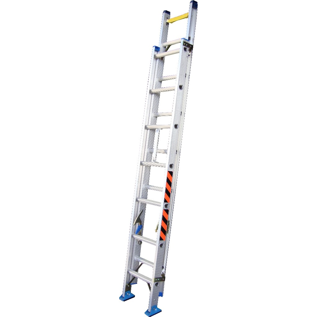 祥江鋁梯-(鋁製)雙節式伸縮拉梯/安全荷重100公斤