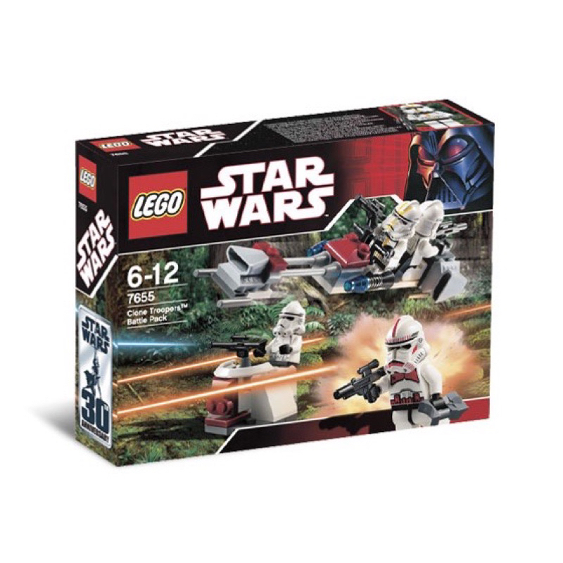 LEGO 7655 STAR WARS Clone Troopers Battle Pack 只有人偶無載具！！！！！