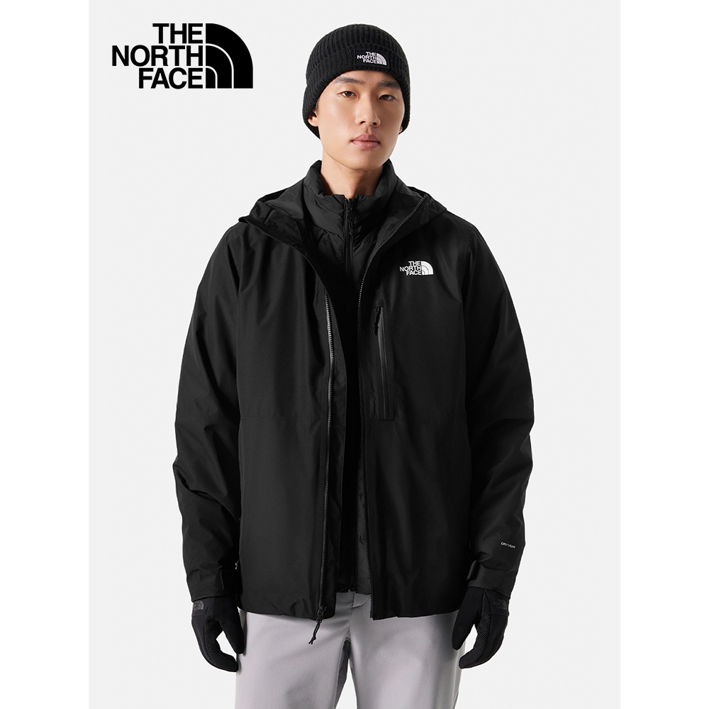 The North Face  男兩件式外套-黑-NF0A83SLKX7