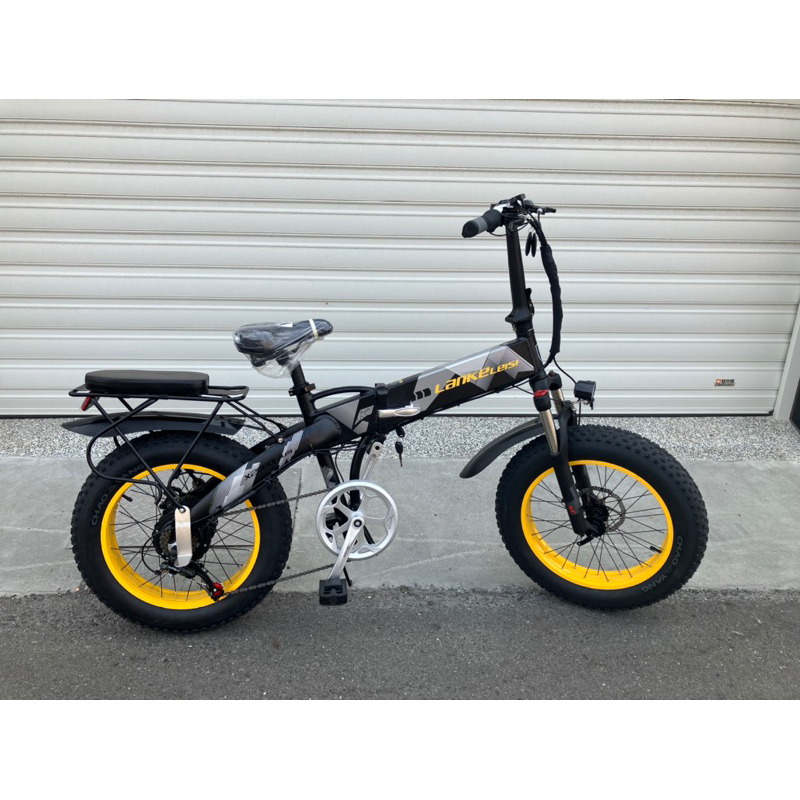(樣品車現貨)X2000 1000W藍克雷斯 電動折疊自行車