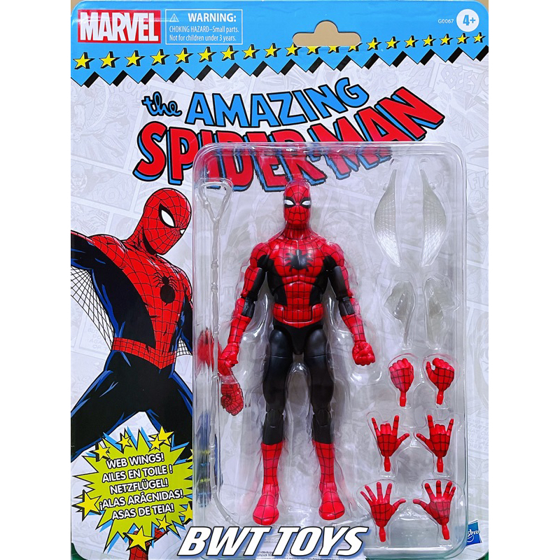 【BWT】Marvel Legends 蜘蛛人 6吋 傳奇動畫電影人物組 Spiderman 紅戰衣蜘蛛人 全新現貨