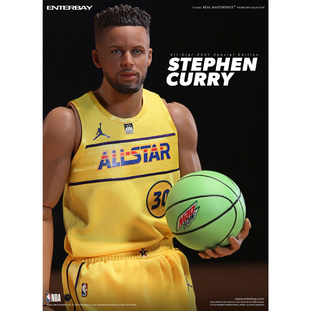 (現貨) ENTERBAY: 1/6 NBA 2021 全明星賽 STEPHEN CURRY 史蒂芬•柯瑞