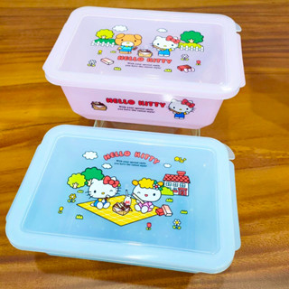 (正版)Hello Kitty微波保鮮盒/便當盒/收納盒/水果盒/廚房用品1200ml