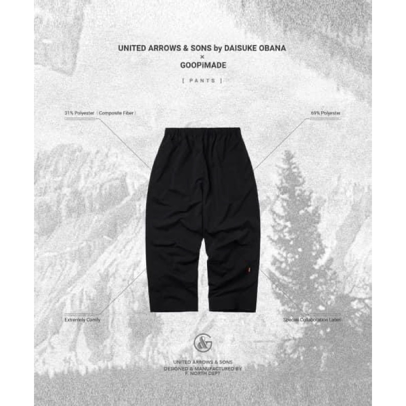 GOOPiMADE x UNITED ARROWS &amp; SONS by DAISUKE OBANA Pants