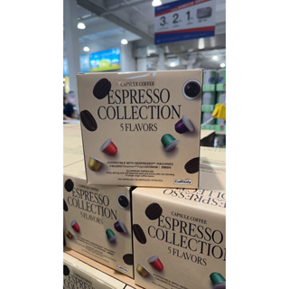 好市多｛🔥特惠🉐️一盒100顆超值✨適用Nespresso咖啡機｝Caffitaly 咖啡膠囊組內含5種風味