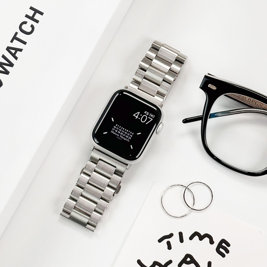 Apple Watch Ultra / Galaxy Watch│不鏽鋼 蝴蝶扣 金屬錶帶