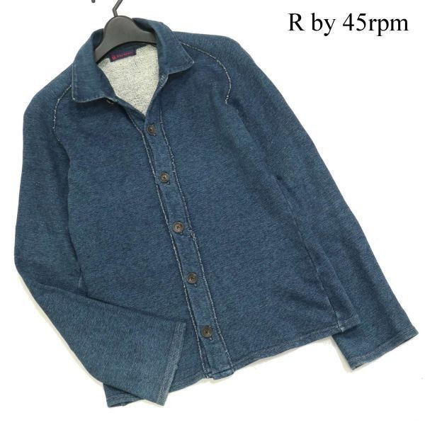 45rpm 45R靛藍染色♪ 長袖運動衫 日本製造