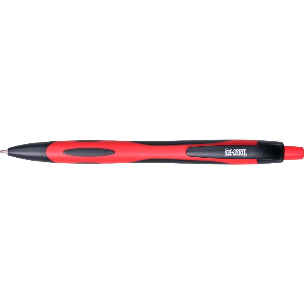 IB-2001  自動中油筆 紅 1.0mm 滑順好寫 出清特賣 好愛買