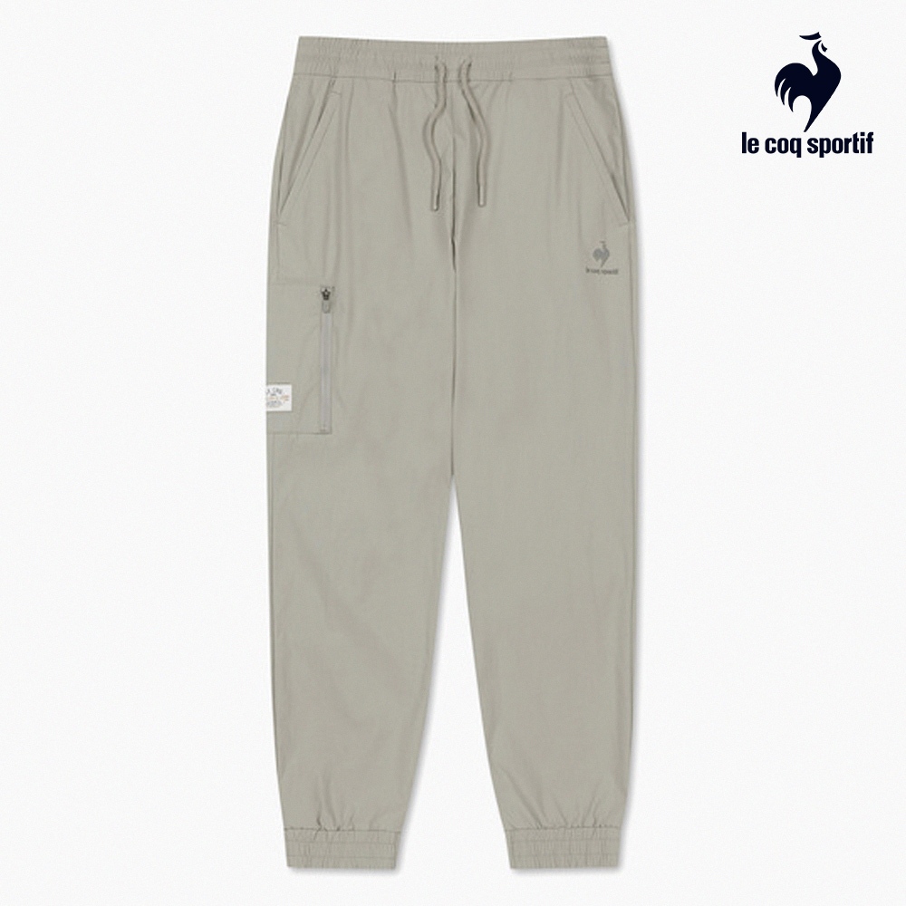 【LE COQ SPORTIF 法國公雞】韓風潮流百搭長褲-男女款-卡其色-LKQ83671