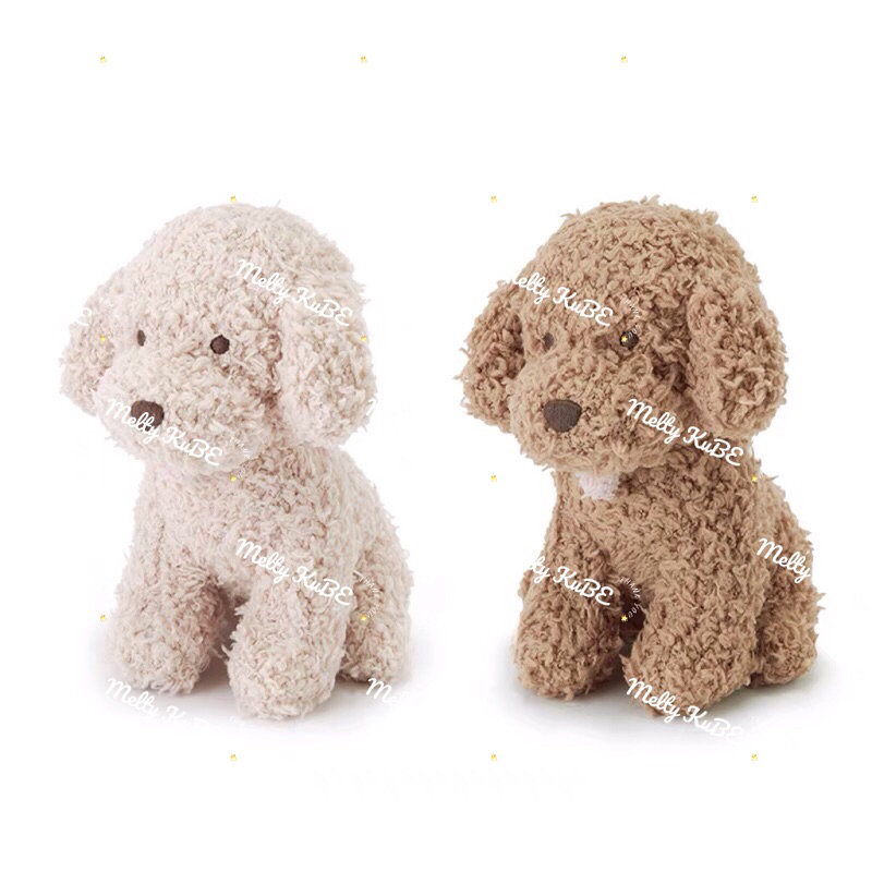 日本單♥️G日系P寵物系列坐姿貴賓狗造型軟綿綿毛絨搖鈴