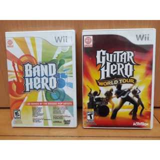 Wii BAND HERO 樂團英雄/ GUITAR HERO WORLD TOUR 吉他英雄 世界巡迴 美版