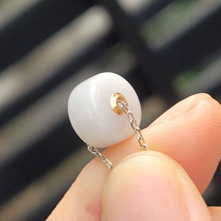 嗨，寶貝銀飾珠寶* 翡翠飾品☆18k白金 保證A貨 細緻 顯色 鎖骨鍊 冰糯種 淡粉紫羅蘭翡翠 墜子 吊墜 墜飾5