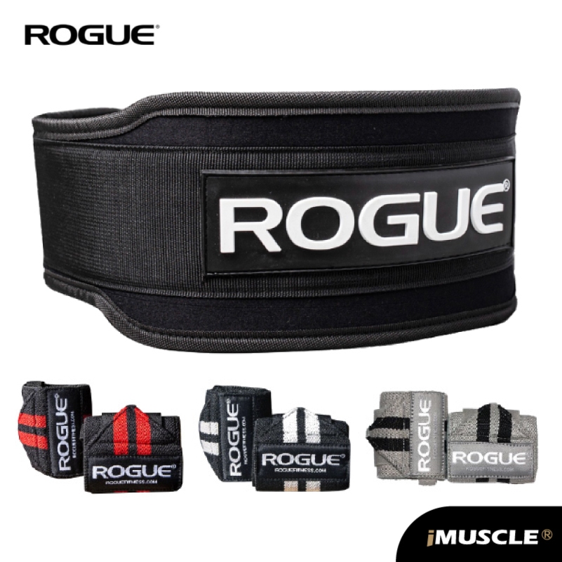美國 ROGUE 5吋 專業健身 重訓腰帶/護腕 舉重 蹲舉硬舉