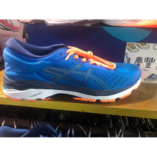 大灌體育👟特賣出清 台灣公司貨 ASICS 亞瑟士 Kayano 24 頂級支撐型男跑鞋 深藍橘 T749N-4358