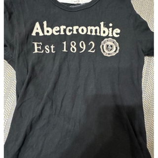 Abercrombie&Fitch棉T 短袖上衣 刺繡貼布上衣
