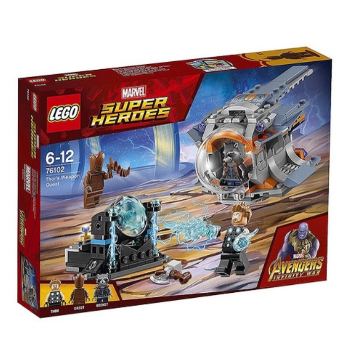 -胖達人-正版現貨有發票 LEGO 樂高 76102  超級英雄 索爾武器之旅 Thor's Weapo 雷神 錘子 鐵