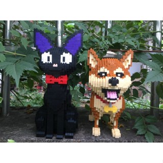 【嚕嚕米積木】🌴柴犬 & 宅急黑貓 汪星人 寵物當家 微型積木 鑽石積木 拼裝益智 生日禮物 畢業禮物