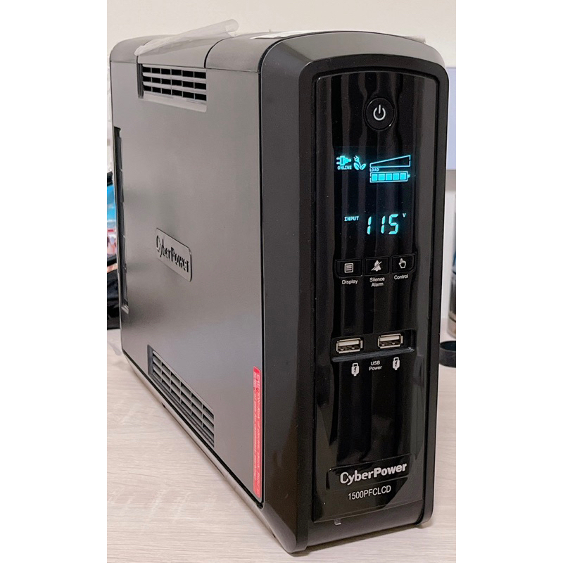 【二手_極新_限面交_UPS】CyberPower 碩天 CP1500PFCLCD-G 正弦波 在線互動式 不斷電系統