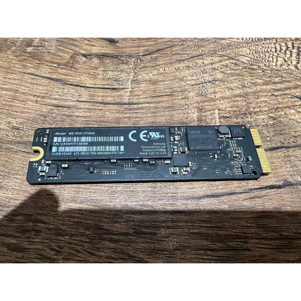 Samsung 512GB PCIE SSD固態硬碟 Apple原廠 Macbook MZ-JPU512T/0A6
