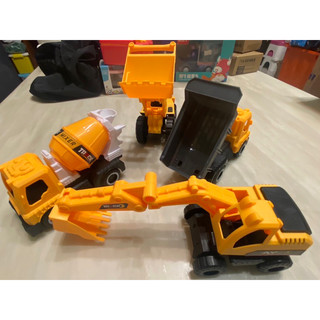 工程玩具車 工程車 水泥車 挖土機 推土機 砂石車 怪獸 玩具車
