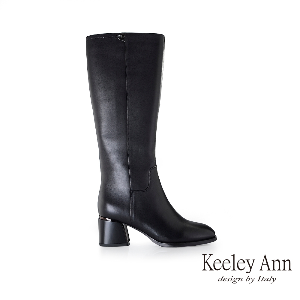 Keeley Ann 羊皮加絨粗跟長靴(2893131)