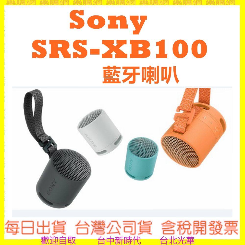 現貨(領卷再折) SONY SRS-XB100 藍牙喇叭 揚聲器 XB100 公司貨 XB13新款 另有XG300