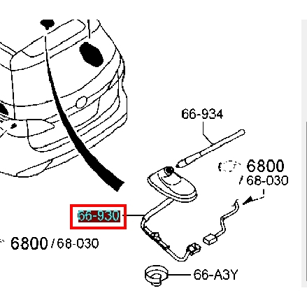 【JT馬自達原廠】MAZDA5 12-16 正廠 天線底座 天線座