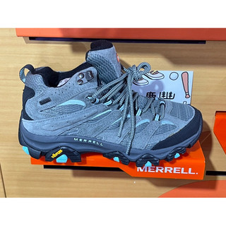 大灌體育👟 MERRELL 登山鞋 防水 MOAB 3 MID 女 中筒 黃金大底 G-TX J036306