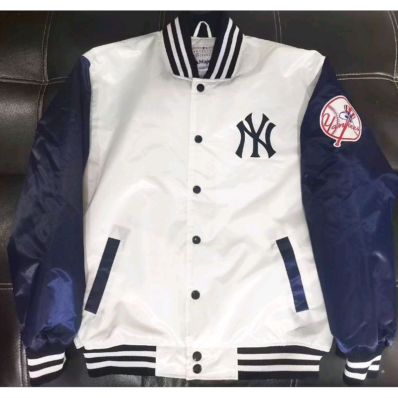 NY YANKEES 洋基隊 OVERSIZES 棒球外套 夾克 嘻哈 饒舌 尺寸M~XXL