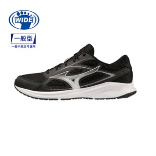 Mizuno 美津濃 男女 慢跑鞋 MAXIMIZER 26 一般型 寬楦 - 黑白 - K1GA240003