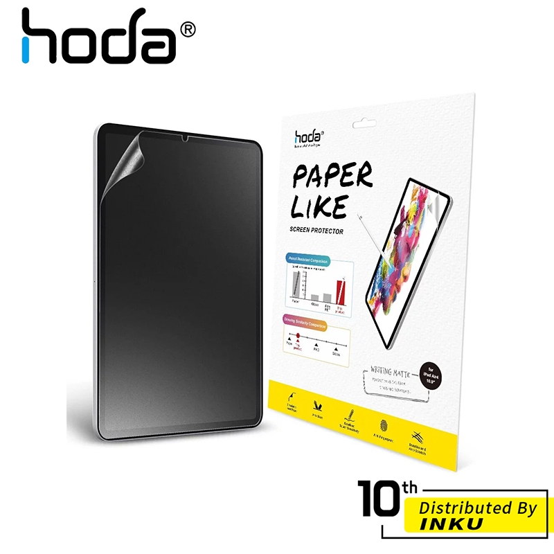 hoda iPad Air 4 10.9吋 類紙膜 肯特紙質感 繪畫 書寫 觸控靈敏 保護膜
