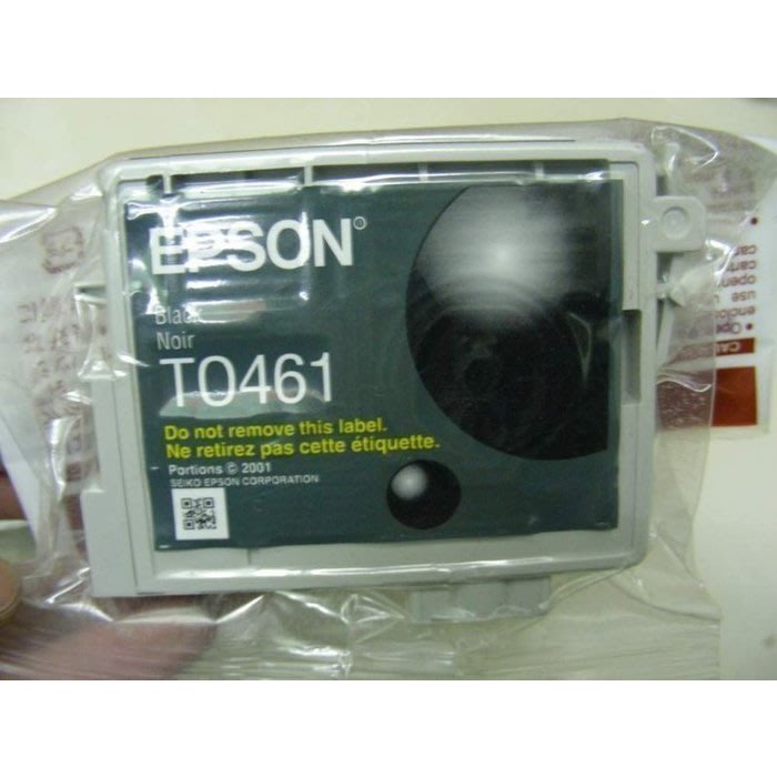 庫存品EPSON T0461 原廠黑色裸裝C13T046150☆無保固☆C63/C65/C83/CX3500
