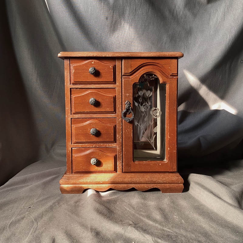 {{ 老叢 }}💍 早期木製飾品收納小櫃