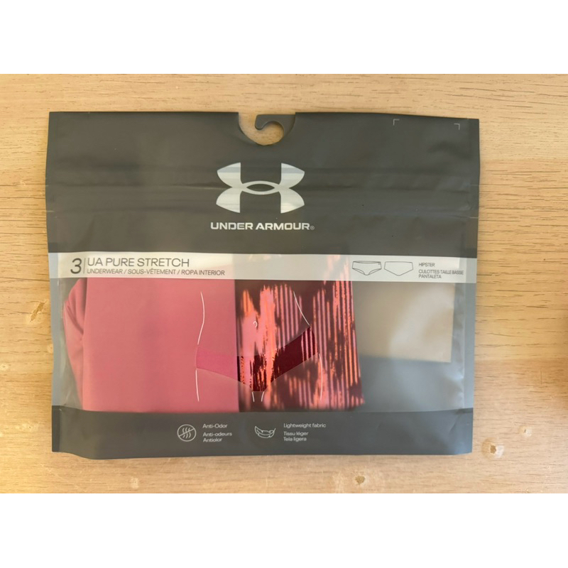 全新 UNDER ARMOUR 三角褲 女士UA Pure Stretch印花內褲