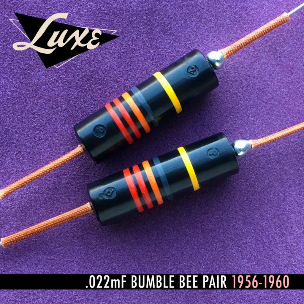 改裝聖品｜Luxe .022mF 大黃蜂/黑美人 油質電容 1956-1960【世品樂器】