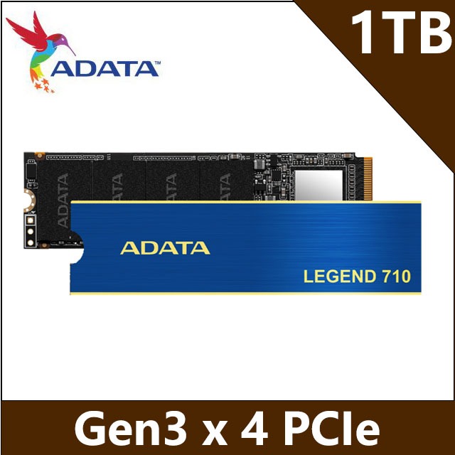ADATA威剛 LEGEND 710 1TB PCIe3.0 M.2 2280 SSD固態硬碟