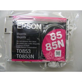 裸裝EPSON 85N T0853 T0853N 原廠 紅色墨水匣 適用:EPSON PHOTO 1390