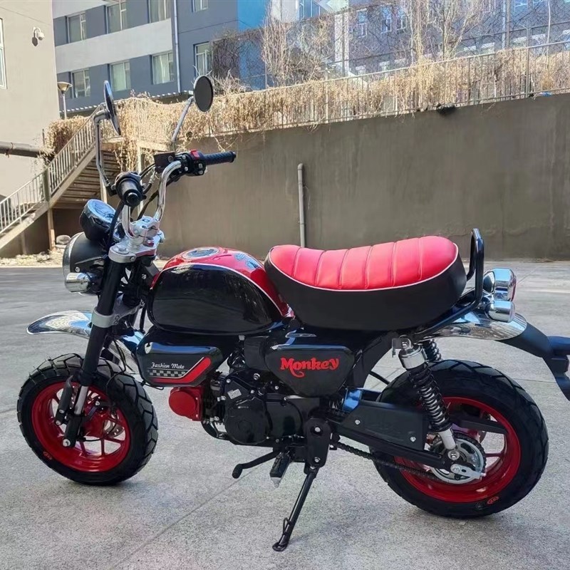 2023 Honda Monkey 125 ABS復古型後照鏡 適用於 Honda Monkey125改裝方形後照鏡 M