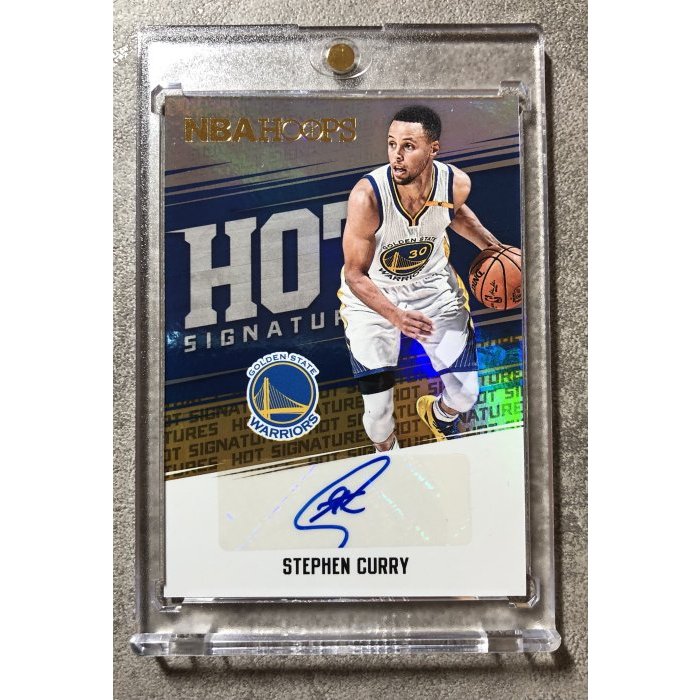 2017 Panini Hoops Stephen Curry Hot Signatures 柯瑞 簽名卡 球員卡 球卡