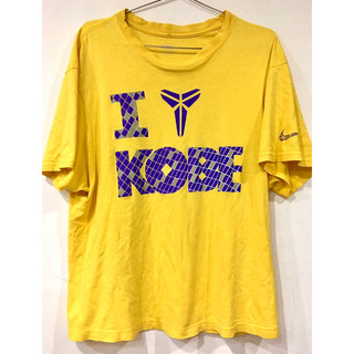 I love Kobe武士標誌黃色短T[kobe Bryant ,湖人，lbjxxi,AJ1 ,收藏紀念、黑曼巴、李小龍