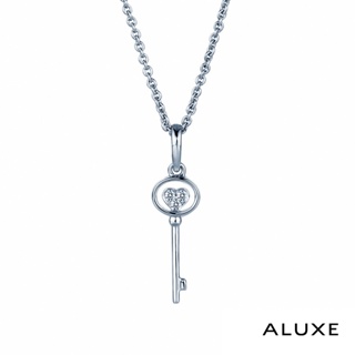 ALUXE 亞立詩 18K金 鑽石項鍊 摯愛之鑰 鑰匙 NN0851