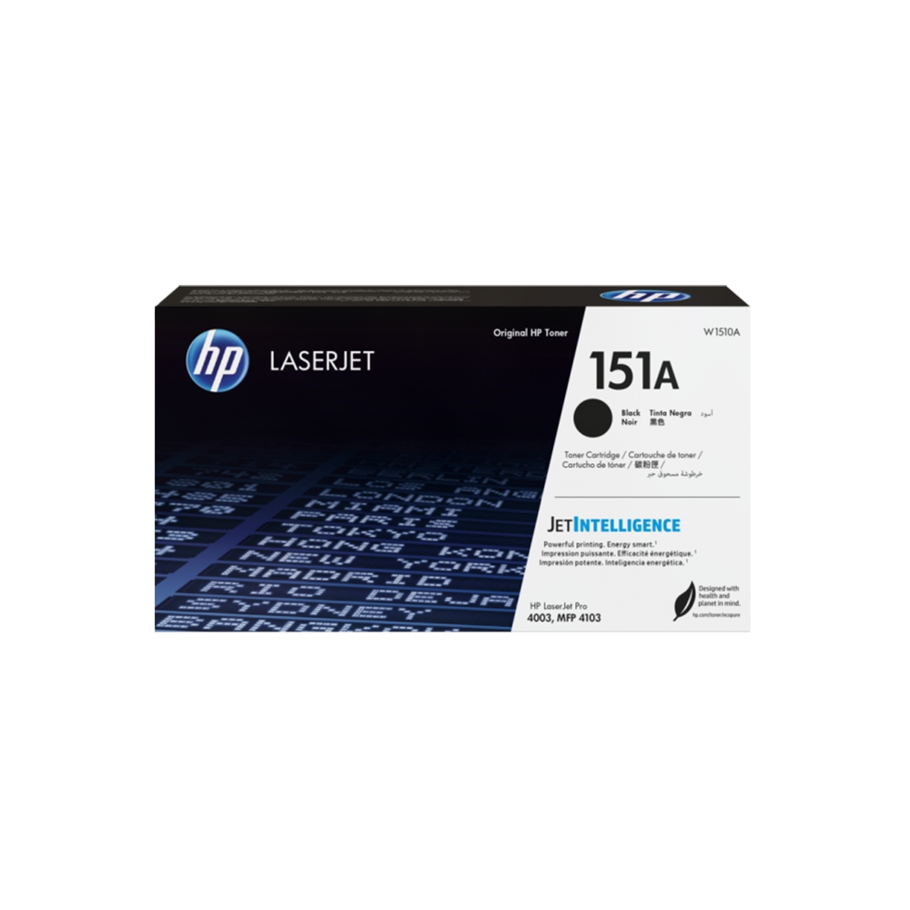 HP 151A LaserJet 黑色原廠碳粉匣 (W1510A)｜適用4003dw /4103fdw