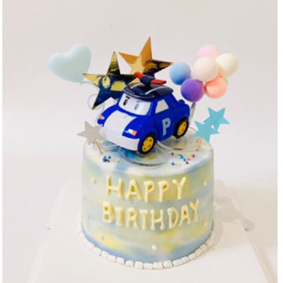 ［可愛貓手作蛋糕］Poli 波利/波力蛋糕 車車蛋糕/韓式蛋糕 /公仔蛋糕/生日蛋糕 造型蛋糕 客制化蛋糕
