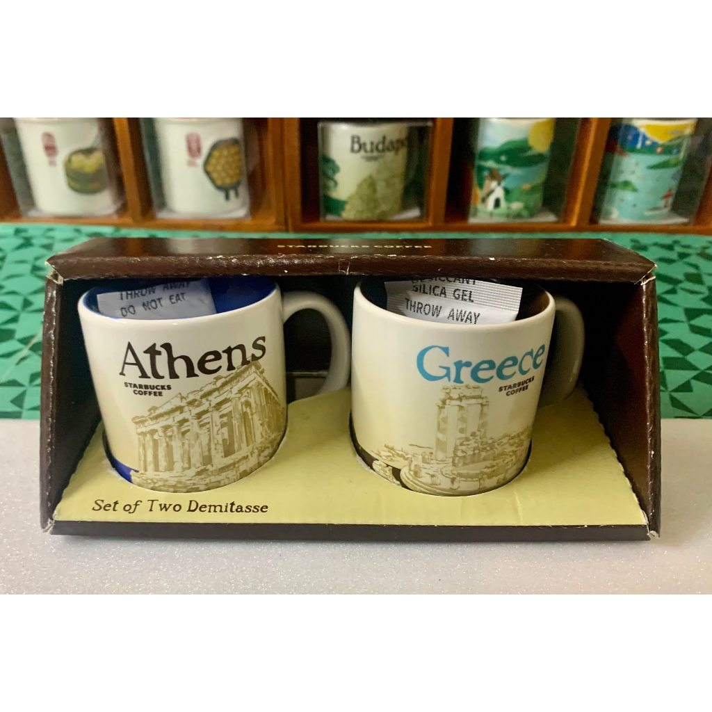 稀有ฅ希臘+雅典ฅ星巴克城市杯 3oz 小杯ฅStarbucks icon series Athens Greece